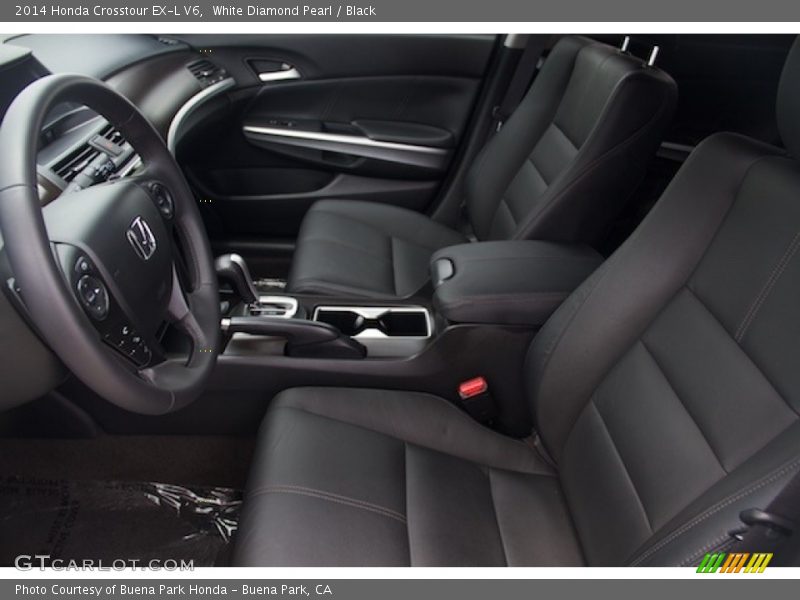 White Diamond Pearl / Black 2014 Honda Crosstour EX-L V6
