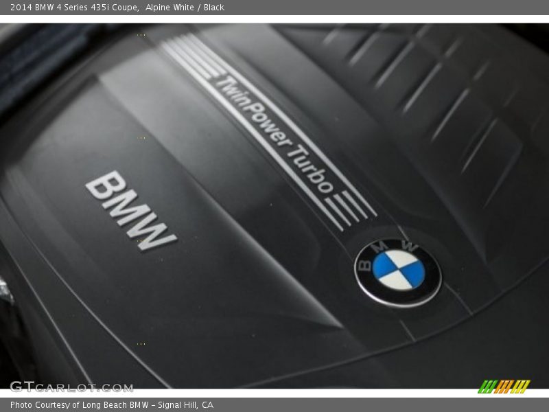 Alpine White / Black 2014 BMW 4 Series 435i Coupe