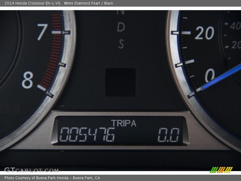 White Diamond Pearl / Black 2014 Honda Crosstour EX-L V6