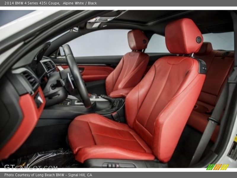 Alpine White / Black 2014 BMW 4 Series 435i Coupe