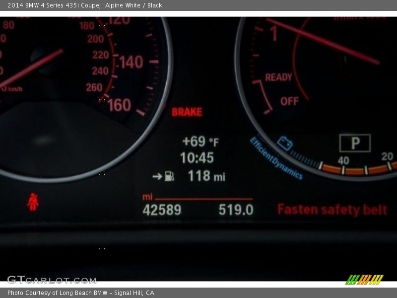 Alpine White / Black 2014 BMW 4 Series 435i Coupe