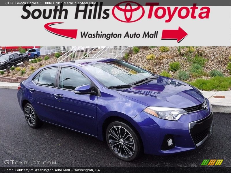 Blue Crush Metallic / Steel Blue 2014 Toyota Corolla S