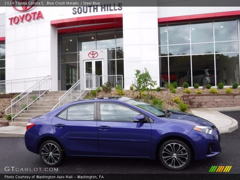 Blue Crush Metallic / Steel Blue 2014 Toyota Corolla S
