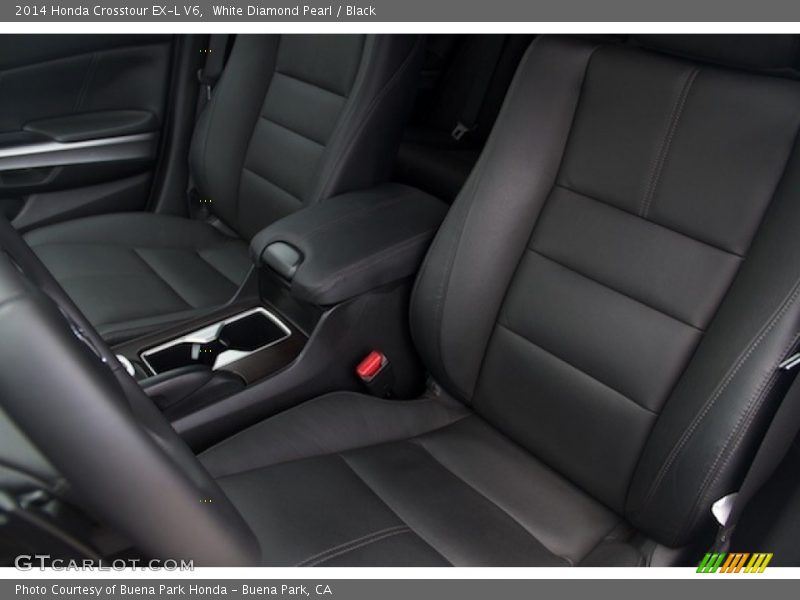 White Diamond Pearl / Black 2014 Honda Crosstour EX-L V6