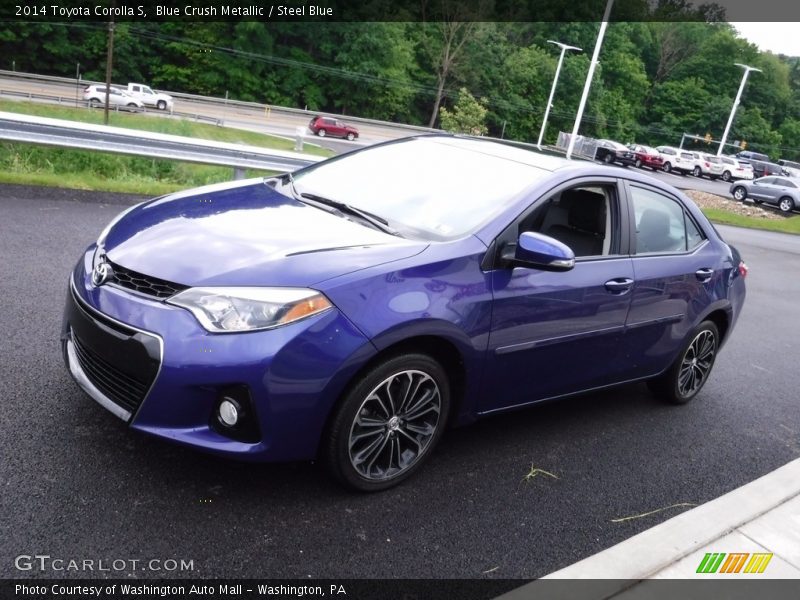 Blue Crush Metallic / Steel Blue 2014 Toyota Corolla S