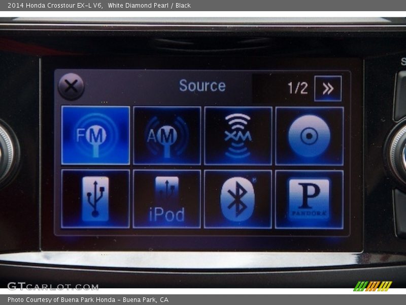 White Diamond Pearl / Black 2014 Honda Crosstour EX-L V6