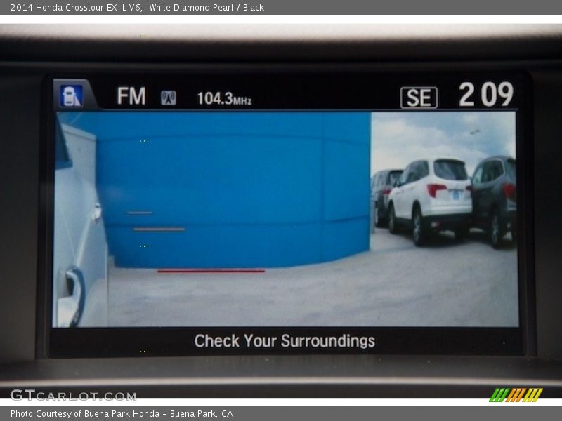 White Diamond Pearl / Black 2014 Honda Crosstour EX-L V6