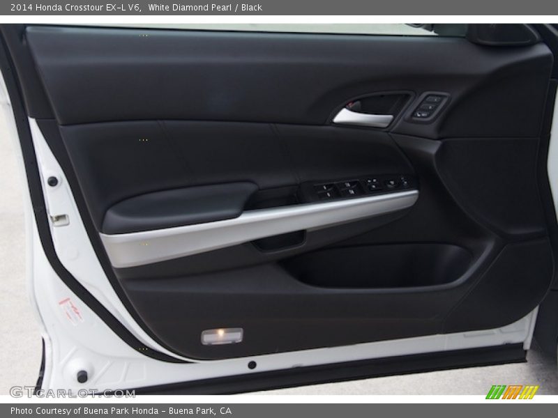 White Diamond Pearl / Black 2014 Honda Crosstour EX-L V6