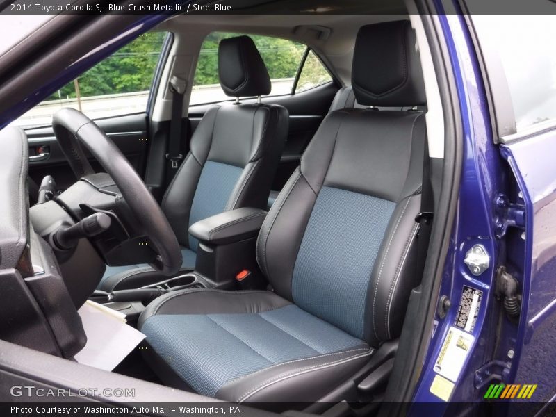 Blue Crush Metallic / Steel Blue 2014 Toyota Corolla S