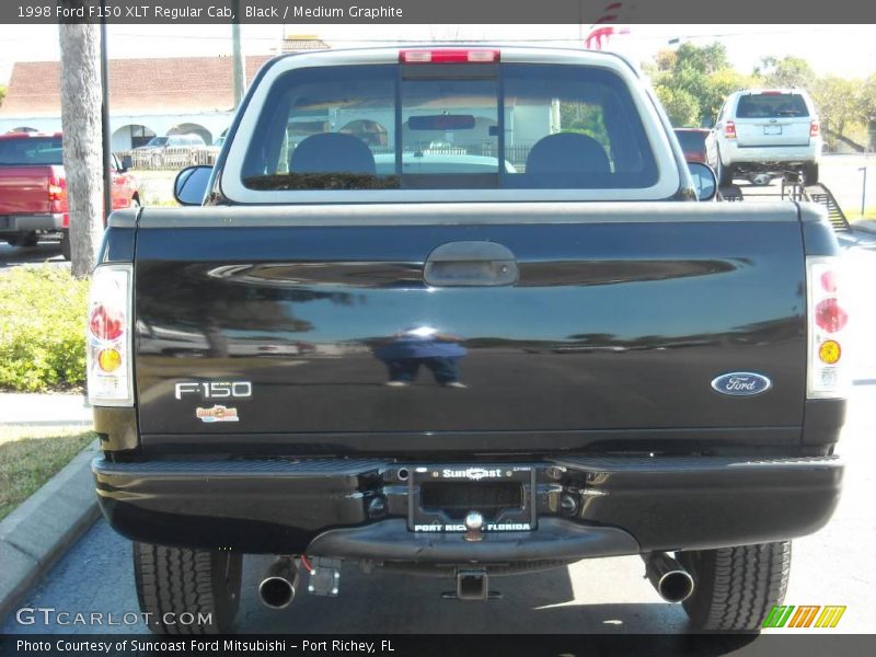 Black / Medium Graphite 1998 Ford F150 XLT Regular Cab