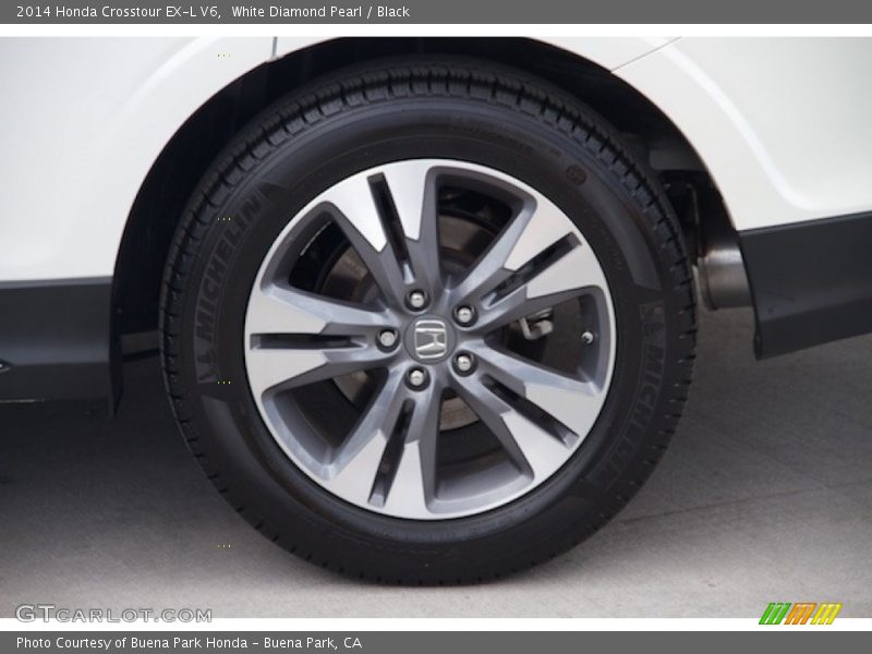 White Diamond Pearl / Black 2014 Honda Crosstour EX-L V6