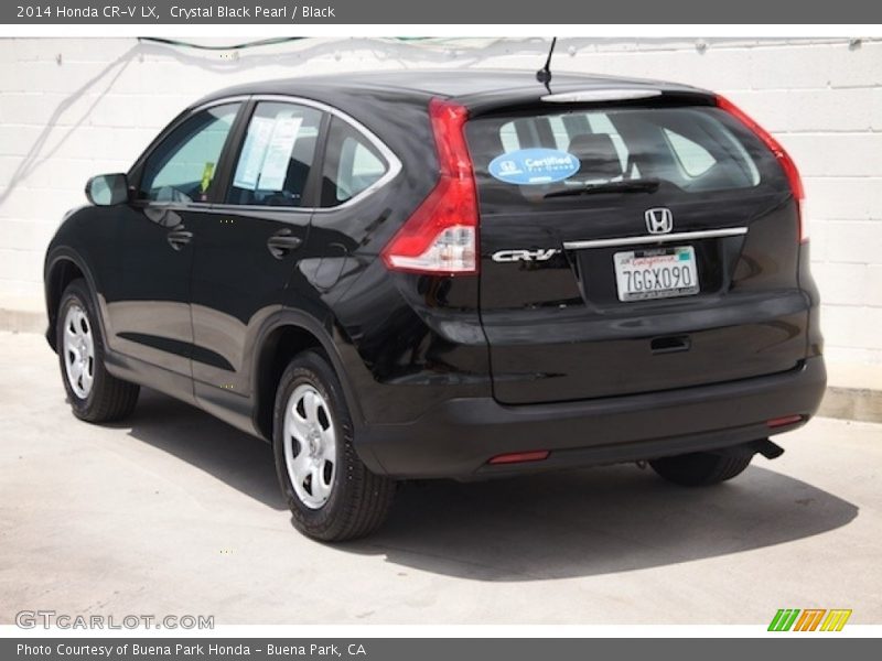 Crystal Black Pearl / Black 2014 Honda CR-V LX