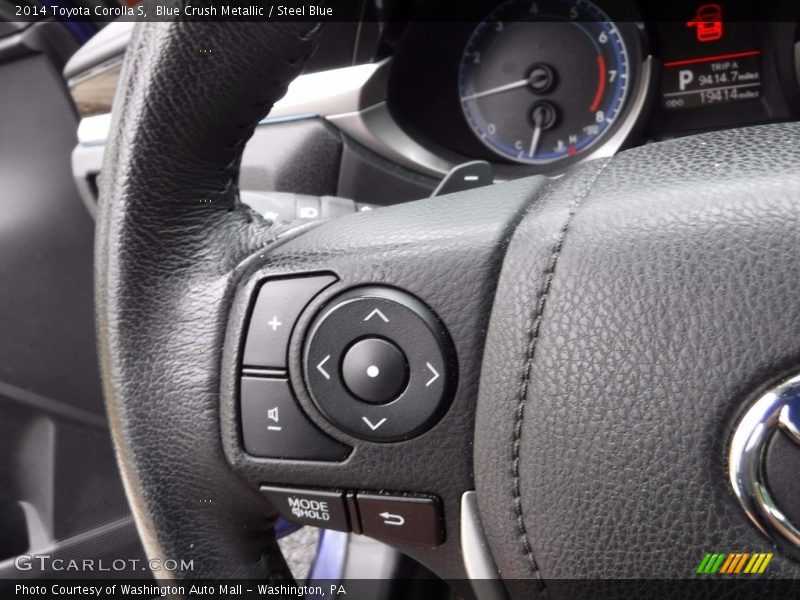 Blue Crush Metallic / Steel Blue 2014 Toyota Corolla S