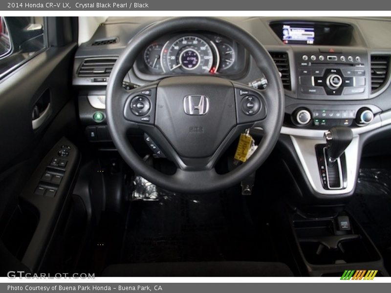 Crystal Black Pearl / Black 2014 Honda CR-V LX