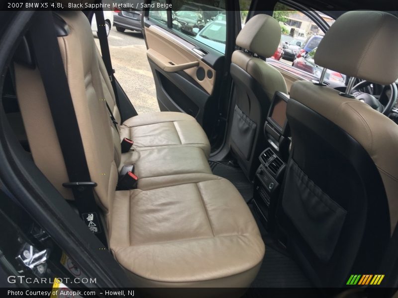 Black Sapphire Metallic / Sand Beige 2007 BMW X5 4.8i