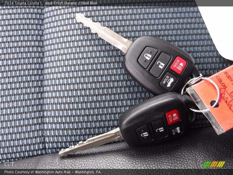 Blue Crush Metallic / Steel Blue 2014 Toyota Corolla S