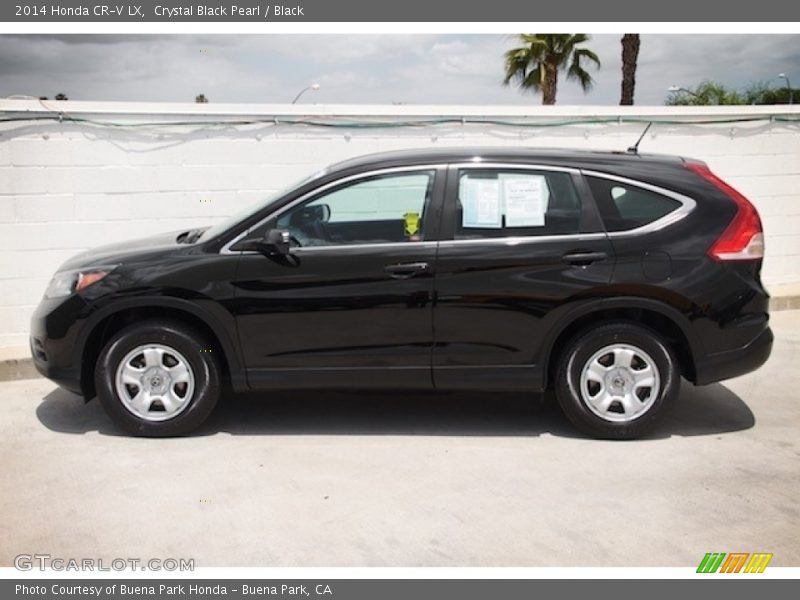 Crystal Black Pearl / Black 2014 Honda CR-V LX