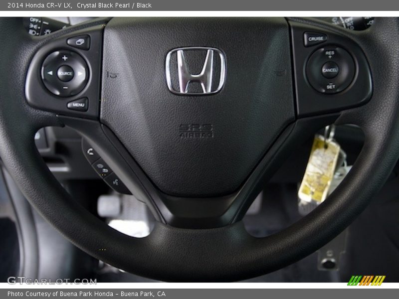 Crystal Black Pearl / Black 2014 Honda CR-V LX