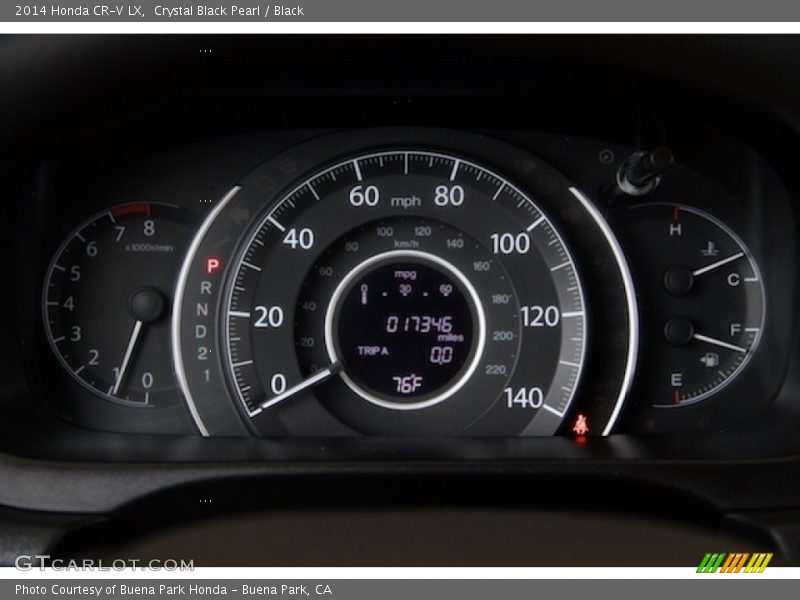 Crystal Black Pearl / Black 2014 Honda CR-V LX