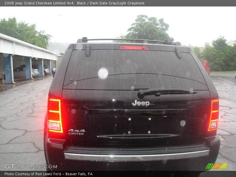 Black / Dark Slate Gray/Light Graystone 2008 Jeep Grand Cherokee Limited 4x4