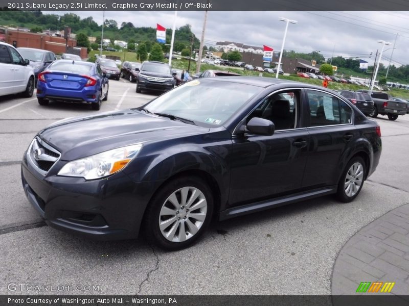 Graphite Gray Metallic / Off-Black 2011 Subaru Legacy 2.5i Limited