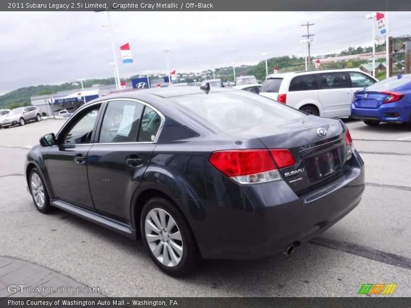 Graphite Gray Metallic / Off-Black 2011 Subaru Legacy 2.5i Limited