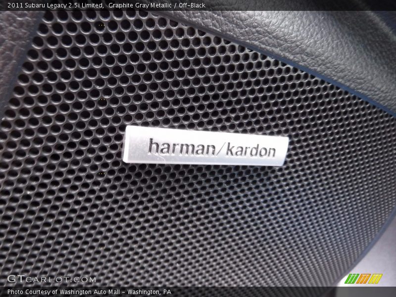 Graphite Gray Metallic / Off-Black 2011 Subaru Legacy 2.5i Limited