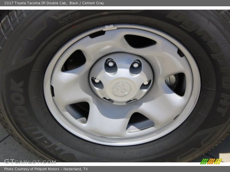 Black / Cement Gray 2017 Toyota Tacoma SR Double Cab