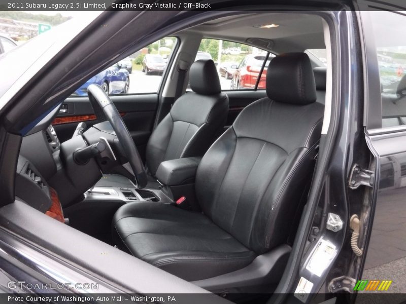 Graphite Gray Metallic / Off-Black 2011 Subaru Legacy 2.5i Limited