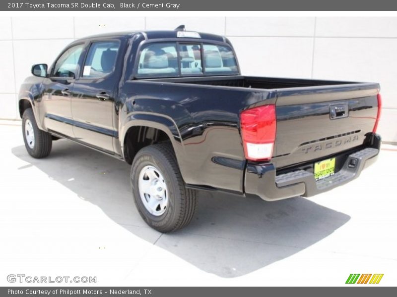 Black / Cement Gray 2017 Toyota Tacoma SR Double Cab