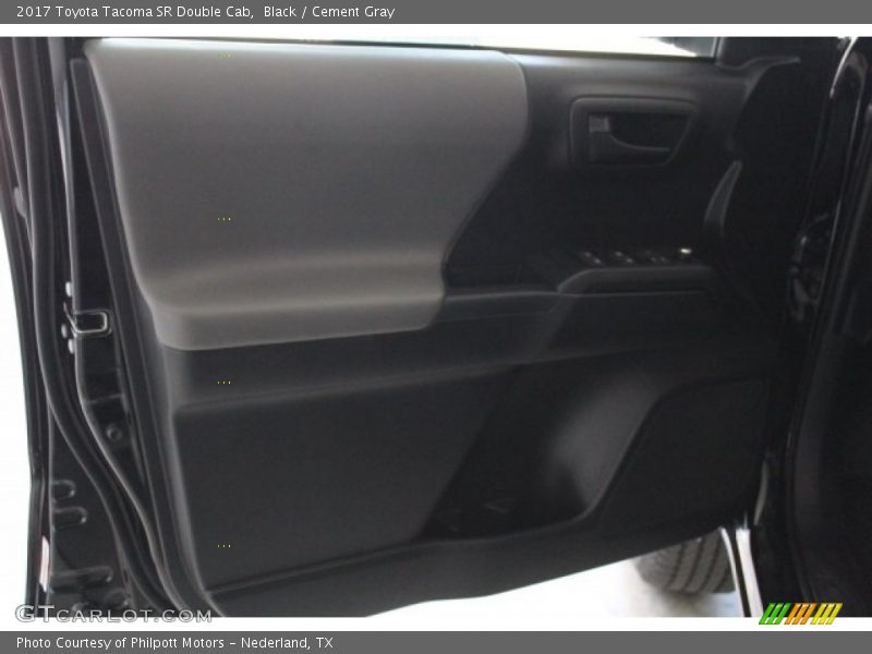 Black / Cement Gray 2017 Toyota Tacoma SR Double Cab