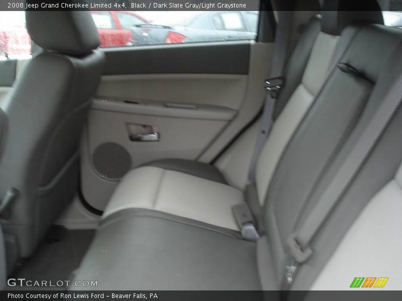 Black / Dark Slate Gray/Light Graystone 2008 Jeep Grand Cherokee Limited 4x4