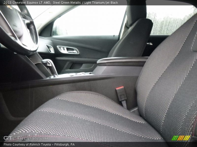 Steel Green Metallic / Light Titanium/Jet Black 2013 Chevrolet Equinox LT AWD