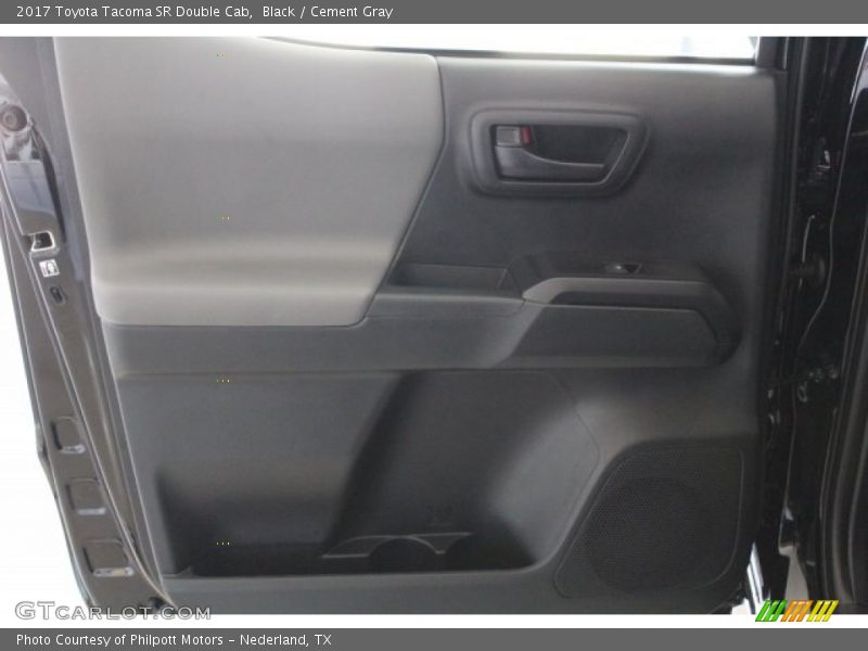 Black / Cement Gray 2017 Toyota Tacoma SR Double Cab