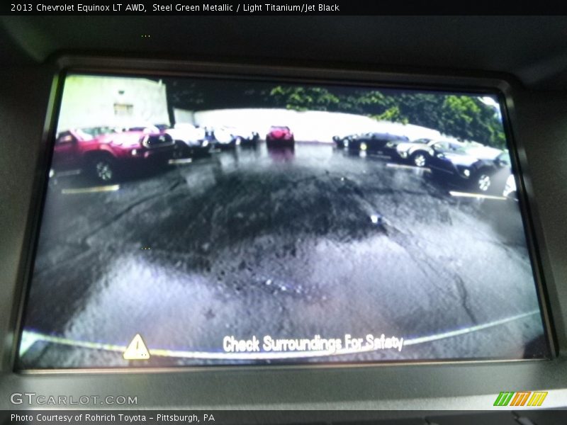 Steel Green Metallic / Light Titanium/Jet Black 2013 Chevrolet Equinox LT AWD