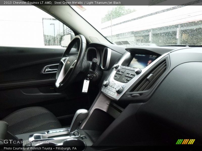 Steel Green Metallic / Light Titanium/Jet Black 2013 Chevrolet Equinox LT AWD