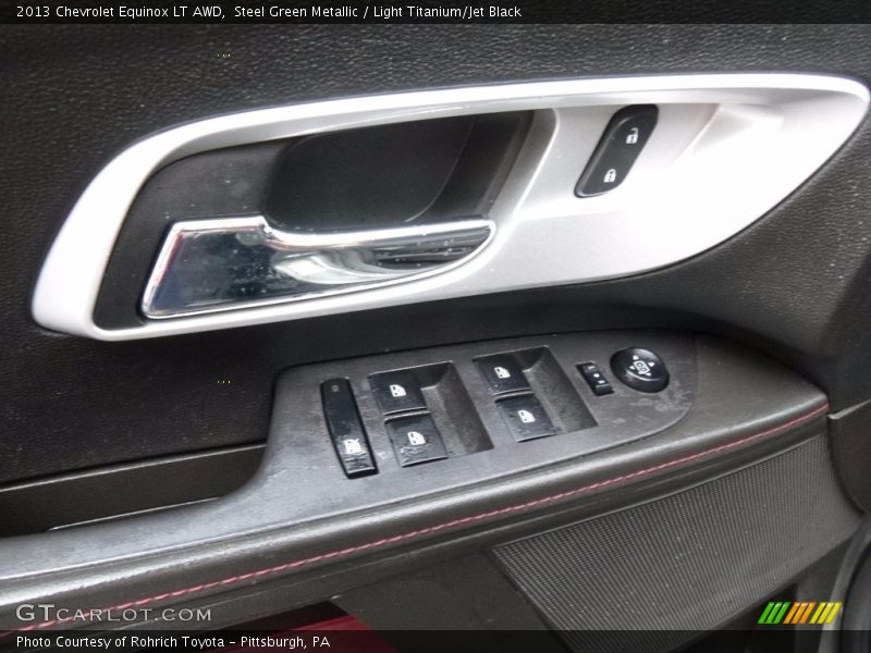 Steel Green Metallic / Light Titanium/Jet Black 2013 Chevrolet Equinox LT AWD