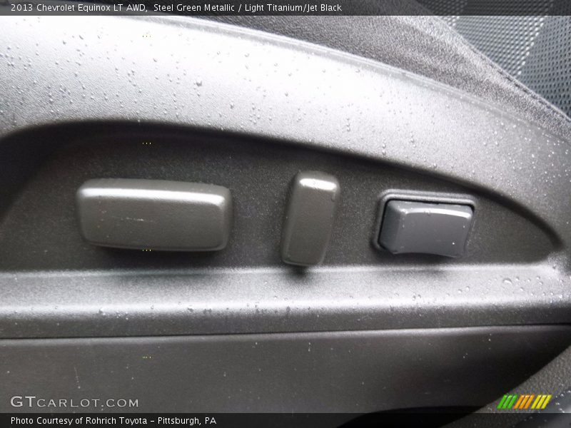 Steel Green Metallic / Light Titanium/Jet Black 2013 Chevrolet Equinox LT AWD