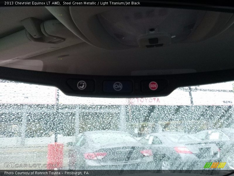 Steel Green Metallic / Light Titanium/Jet Black 2013 Chevrolet Equinox LT AWD