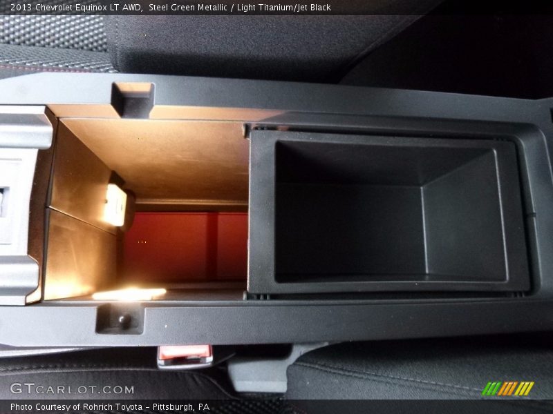 Steel Green Metallic / Light Titanium/Jet Black 2013 Chevrolet Equinox LT AWD