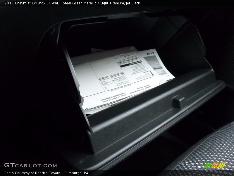 Steel Green Metallic / Light Titanium/Jet Black 2013 Chevrolet Equinox LT AWD