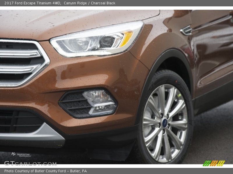 Canyon Ridge / Charcoal Black 2017 Ford Escape Titanium 4WD
