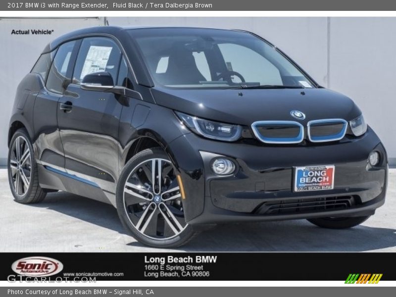 Fluid Black / Tera Dalbergia Brown 2017 BMW i3 with Range Extender