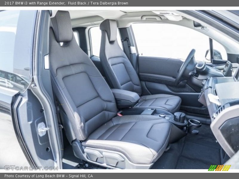 Fluid Black / Tera Dalbergia Brown 2017 BMW i3 with Range Extender