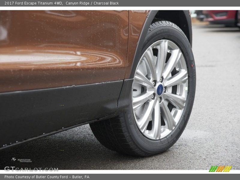 Canyon Ridge / Charcoal Black 2017 Ford Escape Titanium 4WD