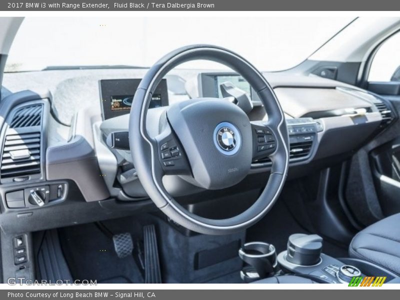 Fluid Black / Tera Dalbergia Brown 2017 BMW i3 with Range Extender