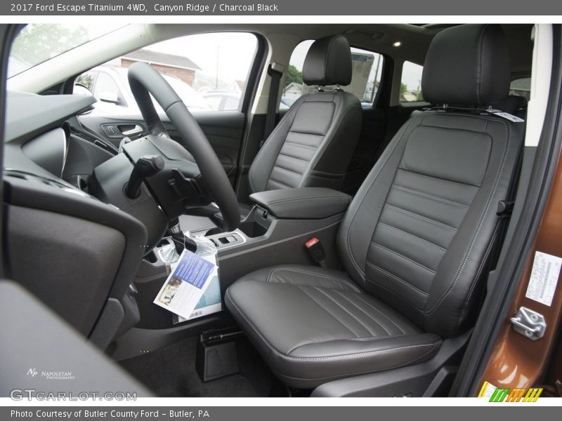 Canyon Ridge / Charcoal Black 2017 Ford Escape Titanium 4WD