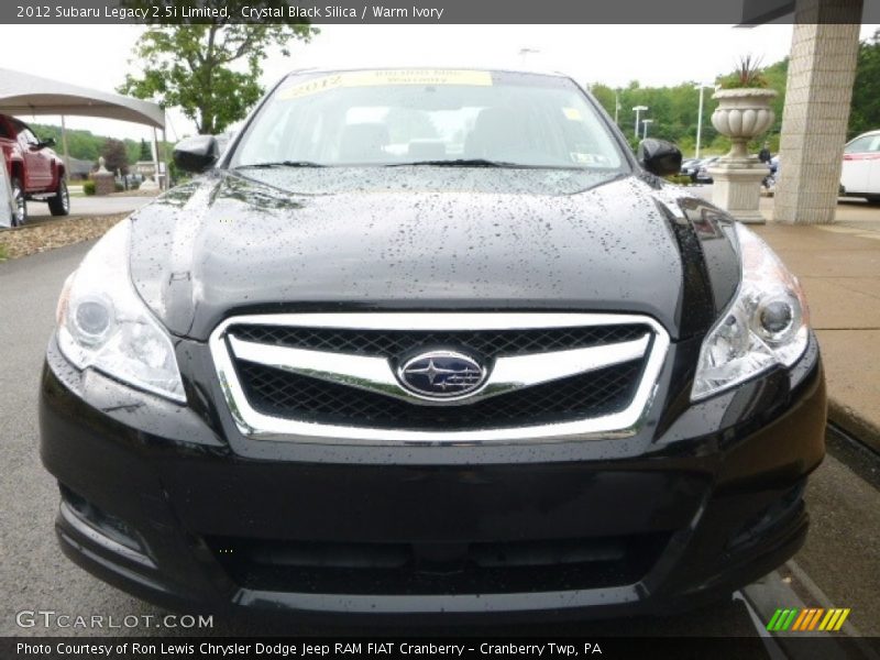 Crystal Black Silica / Warm Ivory 2012 Subaru Legacy 2.5i Limited