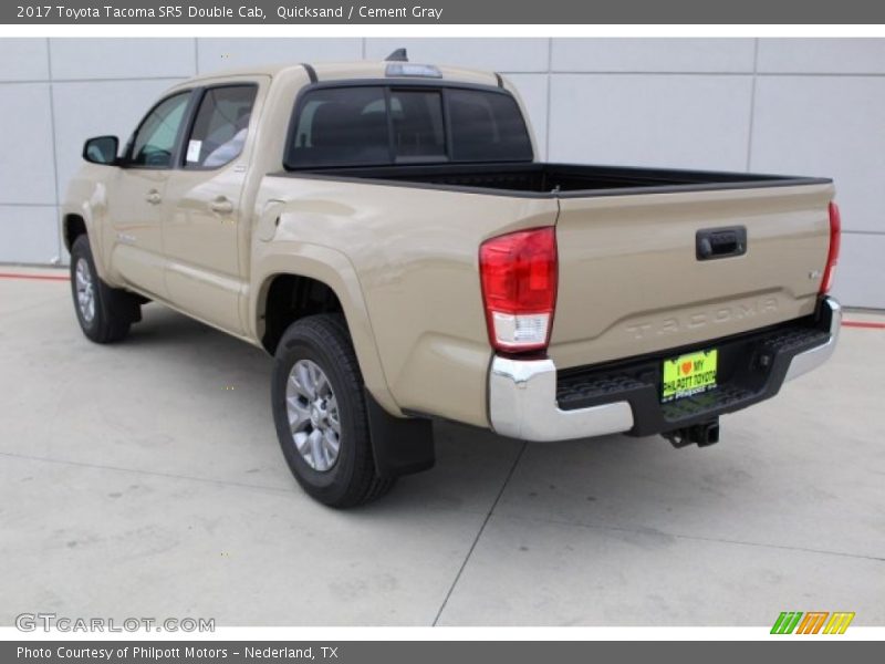 Quicksand / Cement Gray 2017 Toyota Tacoma SR5 Double Cab