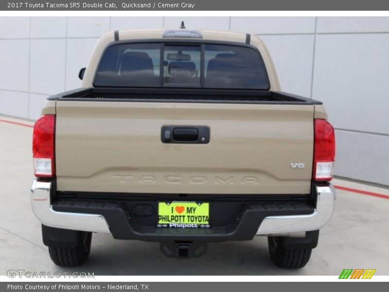 Quicksand / Cement Gray 2017 Toyota Tacoma SR5 Double Cab